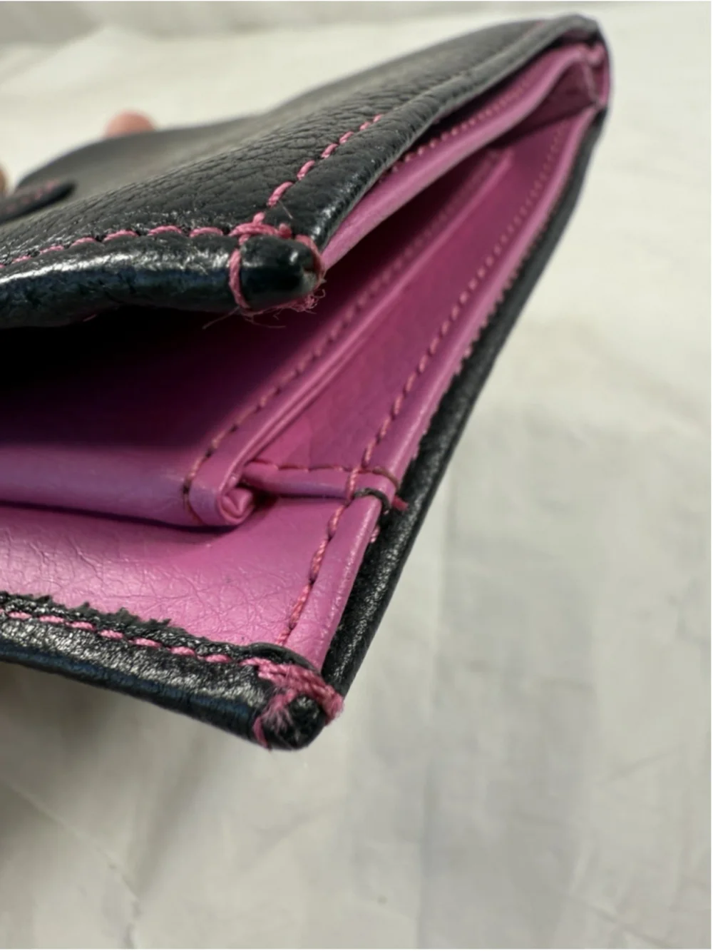 Isaac Mizrahi Black Credit Card Wallet